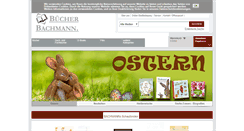 Desktop Screenshot of buecher-bachmann.de